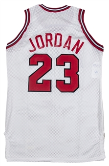 1988-89 Michael Jordan Game Used & Signed Chicago Bulls Home Jersey - Earliest Known Bulls LOA For A Game Used Jordan Jersey (Mears A10, Bulls LOA)